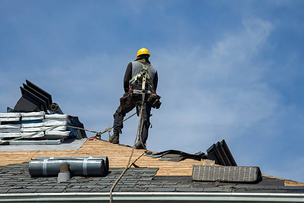 Professional Roof Replacement technician working in Lenapah, OK